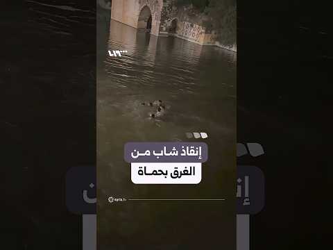 إنقاذ شاب من الغرق قرب جسر الكيلانية بحماة thumbnail