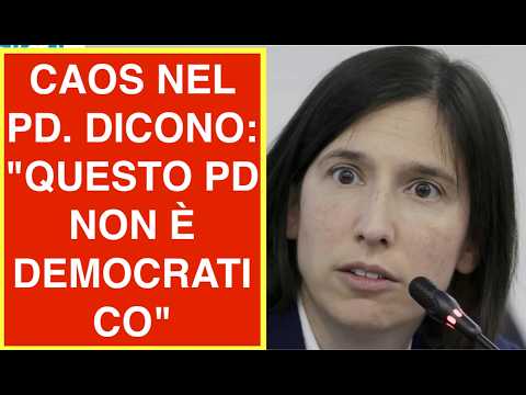 CAOS NEL PD. DICONO: "QUESTO PD NON È DEMOCRATICO" thumbnail