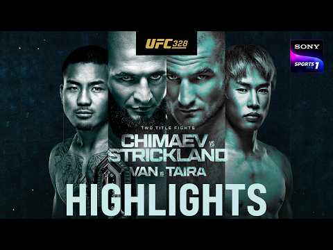 Khamzat Chimaev vs Sean Strickland | Highlights | UFC 328 | Main Event | 10th May 2026 thumbnail