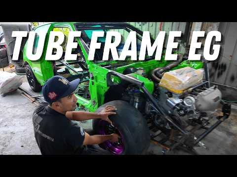 Honda EG Drag Setup – Tube Frame & Potong Chassis 🔥 thumbnail