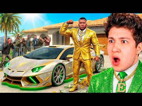 Jugando como el HOMBRE más FAMOSO y FUERTE de GTA 5! 😎💵 (Mods) thumbnail