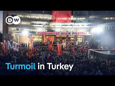 Protests in Turkey after court targets opposition party | DW News thumbnail