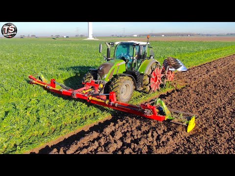 Ploughing and Seedbed Preparation in one pass | FENDT 724 & Kuhn Vari-master + Spade Lug Wheels thumbnail