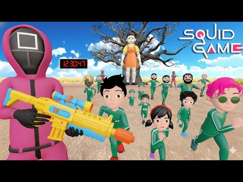 Rohan Robot Playing Squid Game | Red Light Green Light Challenge | Pagal beta | Desi Comedy Video thumbnail