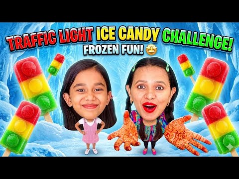 amaira Ne Banai Traffic light ice candy ￼? #viralvideo #thegeetagurjar #amairagurjar  thumbnail