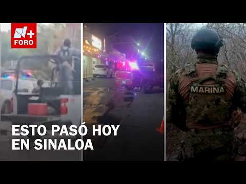 Violencia en Sinaloa dejó detenidos, homicidios, balaceras y aseguramientos en Culiacán thumbnail