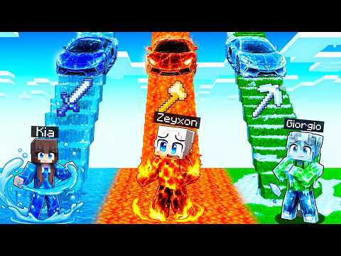 Sono SOPRAVVISSUTO alle SCALE ELEMENTALI in Minecraft! thumbnail