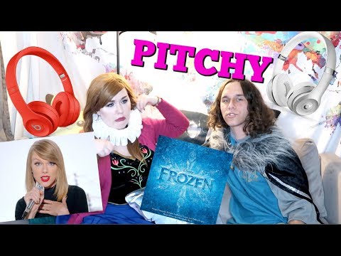 Singing while wearing NOISE CANCELING HEADPHONES | Frozen thumbnail
