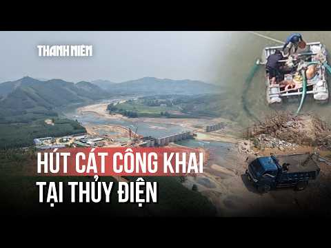 Hút cát công khai giữa ban ngày cạnh công trình thủy điện Trà Khúc 2: Những dấu hiệu bất thường thumbnail