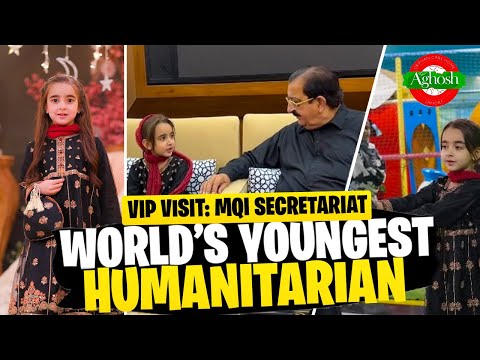 World's Youngest Humanitarian Zartasha Kashif visits MQI Secretariat | Full Vlog ???  thumbnail