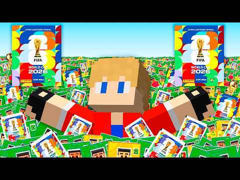 COMPLETEI o ÁLBUM DE FIGURINHAS da COPA DO MUNDO no Minecraft! thumbnail