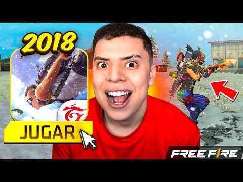 VOLVI A JUGAR EL PRIMER FREE FIRE QUE EXISTIO y ES HERMOSO 😭 * FREE FIRE DEL 2018 * thumbnail