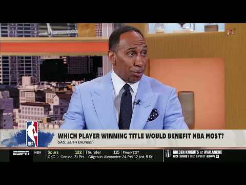 FIRST TAKE | Stephen A. claims Jalen Brunson winning title changes EVERYTHING thumbnail