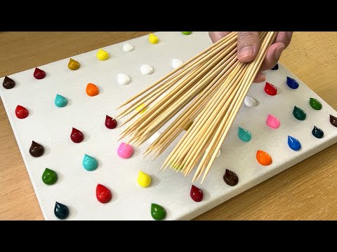Scratch Painting Technique / Easy Painting / Paint a Forest Path thumbnail