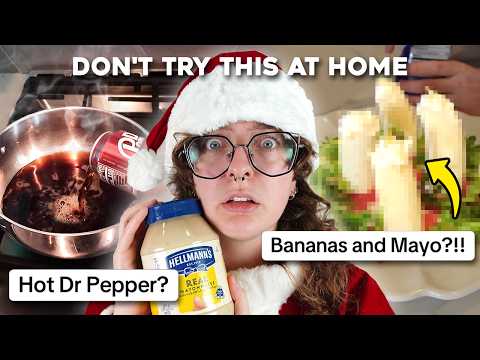 Trying DISGUSTING Vintage Christmas Recipes thumbnail