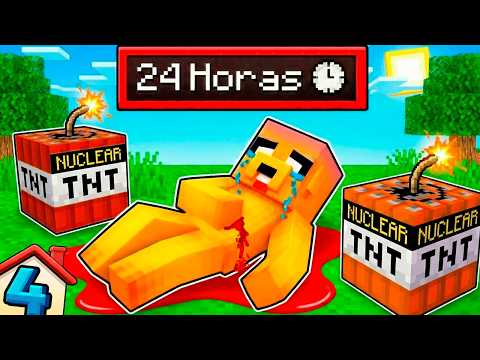 ¡MIKECRACK tiene SOLO 24 HORAS de VIDA en Minecraft! 😨😭 LOS VECINOS #4 (MIKECRACK) thumbnail