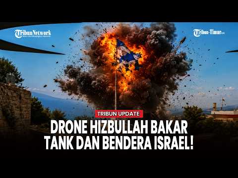 [FULL] Dendam Udara di Al-Bayada: Drone Hizbullah Tabrak Tank hingga Tiang dengan Bendera Israel thumbnail