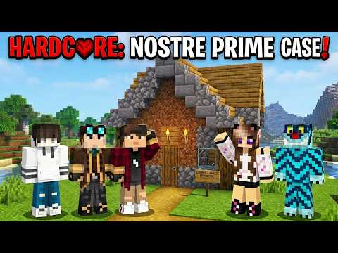 LE NOSTRE PRIME CASE SU MINECRAFT HARDCORE IN LIVE CON I MIEI AMICI! thumbnail