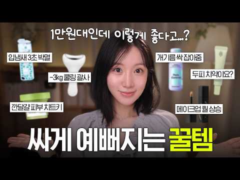 이 가격에 이 효과가 말이 돼?! 저렴하게 예뻐지는 갓성비 자기관리템 추천 (1~2만원대?) thumbnail