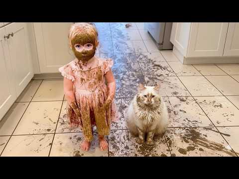 I Left The Baby And The Cat Alone For 5 Minutes… ? thumbnail