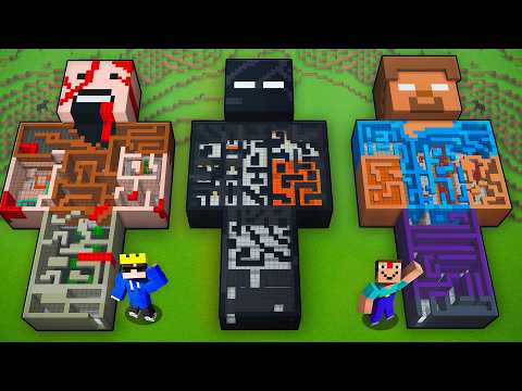 Alpha vs Tikawar: Scary Entity's Maze Statue Battle In Minecraft... thumbnail