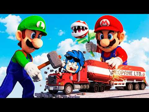 SUPER MARIO y LUIGI Vs SUPER AUTOS 😱💥 TEARDOWN thumbnail