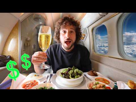 Volé en el asiento de $15,000 con ducha: ¿vale la pena? | SUITE EMIRATES ✈️🚿 thumbnail