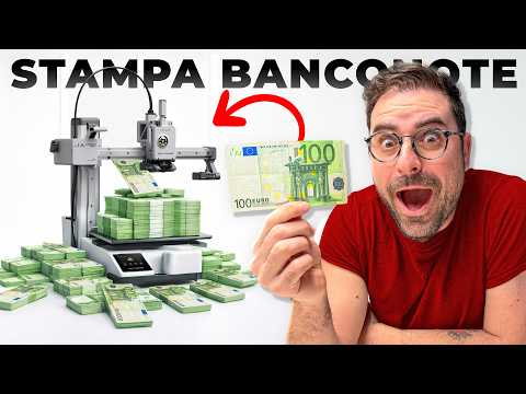 Provo a STAMPARE delle BANCONOTE con una STAMPANTE 3D! (non fatelo) thumbnail