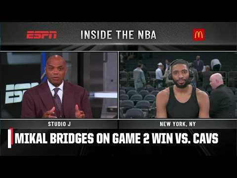 ‘We’re LOCKED IN’ ? Mikal Bridges on the Knicks' ECF Game 2 win over the Cavs | Inside the NBA thumbnail