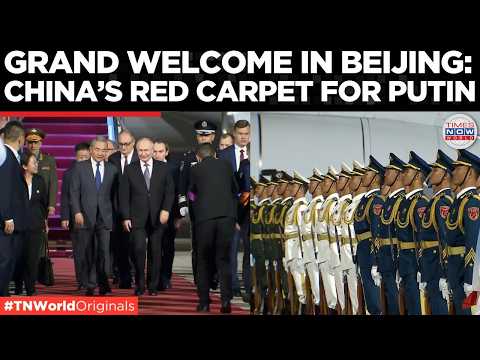 FULL ARRIVAL: Putin Greeted by Chinese Children & Wang Yi in Spectacular Tarmac Welcome thumbnail