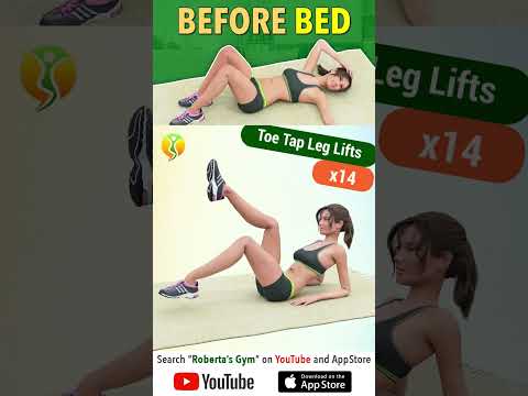 Do These 10 #exercises #beforebed to #burncalories  ⁨@RobertasGym⁩  #homeworkout #weightloss thumbnail