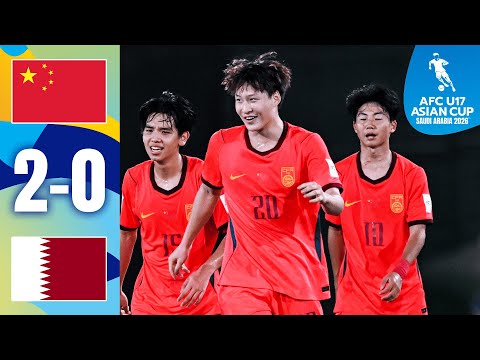 China PR sneak past Indonesia and Qatar! | China PR - Qatar | Highlights | AFC U17 Asian Cup™ thumbnail