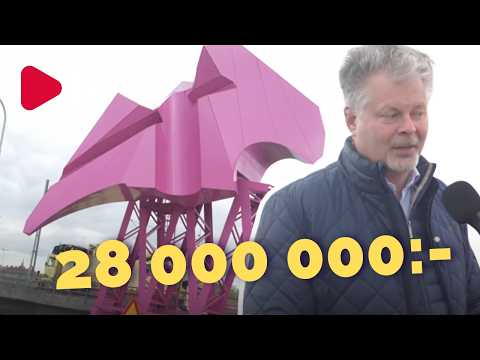 Rosa plåtkonst för 28 miljoner kronor sågas thumbnail