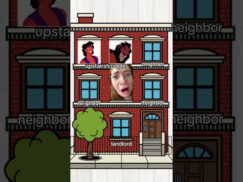 DISNEY APARTMENT😭‼️🏡 #youtubeshorts #disney #comedy #funny thumbnail