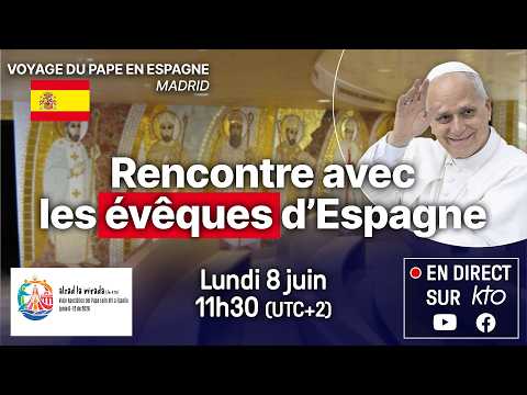 Rencontre du pape #LéonXIV avec les évêques d'Espagne #PapeEnEspagne thumbnail