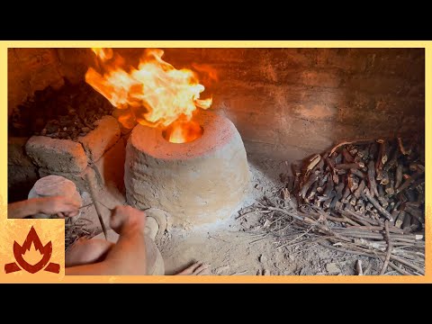 Primitive Technology: Wood Ash Insulated Furnace thumbnail