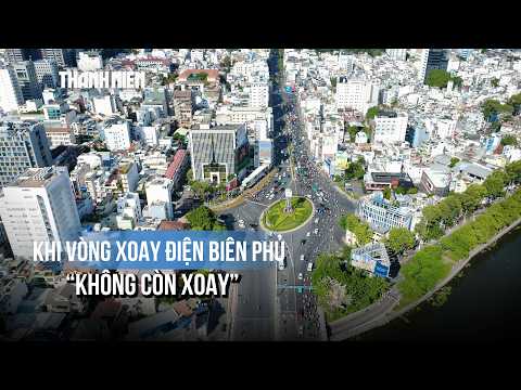 Cảnh tượng "lạ" ở vòng xoay Điện Biên Phủ: Nhiều xe suýt đi ngược chiều vì phân luồng mới thumbnail