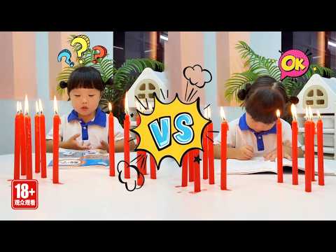 挑战学习到蜡烛熄灭，没想到会突然遇到下雨，这是不让我学习吗？【小小露兮】 thumbnail