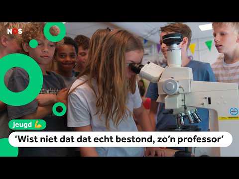 Kinderen krijgen les van echte professors: 'Verwachtte een oude man in een labjas' thumbnail