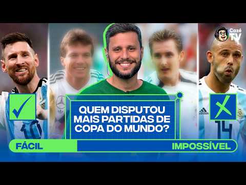 VOCÊ LEMBRA OS JOGADORES COM MAIS PARTIDAS NA HISTÓRIA DAS COPAS DO MUNDO? | COPEIROS #7 thumbnail