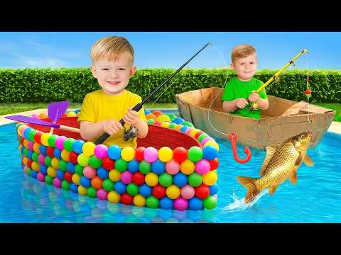Kids Try to Build a Fishing Boat! thumbnail