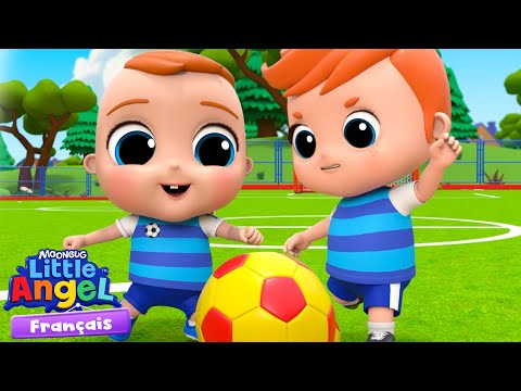 Viens jouer au foot ! | Comptines avec Bébé Louis | Little Angel Français thumbnail