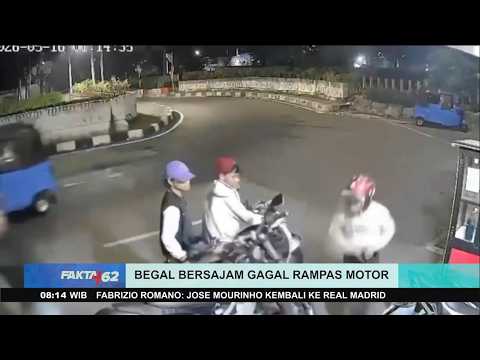 Begal Bersajam Gagal Rampas Motor, Korban Kabur Bawa Kuncinya thumbnail