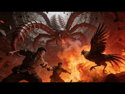 盗墓Movie🔥【MULTISUB】六翅蜈蚣噴烈焰！怒晴雞血戰護主，鷓鴣哨斷臂逃生#惊悚 #悬疑 #movie #鬼吹灯 #drama #探险 #chinesedrama thumbnail