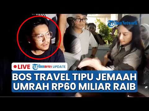 🔴LIVE: Bos Hanania Travel Digiring ke Polda, Diduga Tipu 300 Calon Jemaah Umrah, Rp60 M Dibawa Kabur thumbnail
