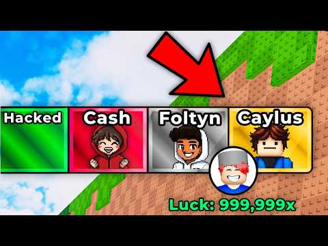 Kick a Lucky Block, But With YOUTUBER ZONES.. thumbnail