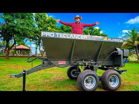 COMPREI UMA MAQUINA DE PASSAR CALCARIO PARA A FAZENDA thumbnail