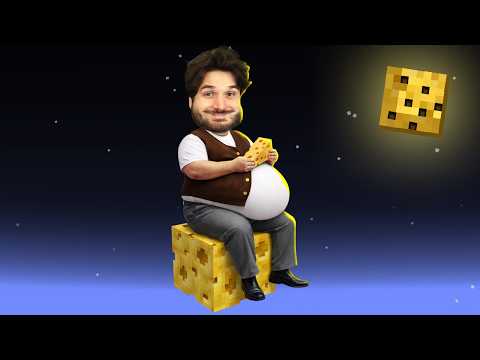 SOBREVIVENDO NO MINECRAFT COM APENAS UM BLOCO DE... QUEIJO??? thumbnail