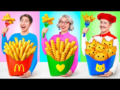 Reto De Cocina Yo vs Abuela | Ideas Deliciosas Para La Cocina de Multi DO Challenge thumbnail