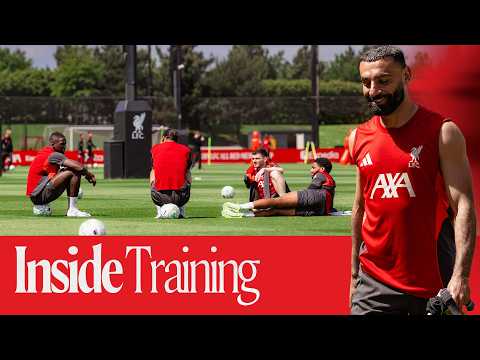 Inside Training: One final time at AXA for Mo Salah & Andy Robertson thumbnail